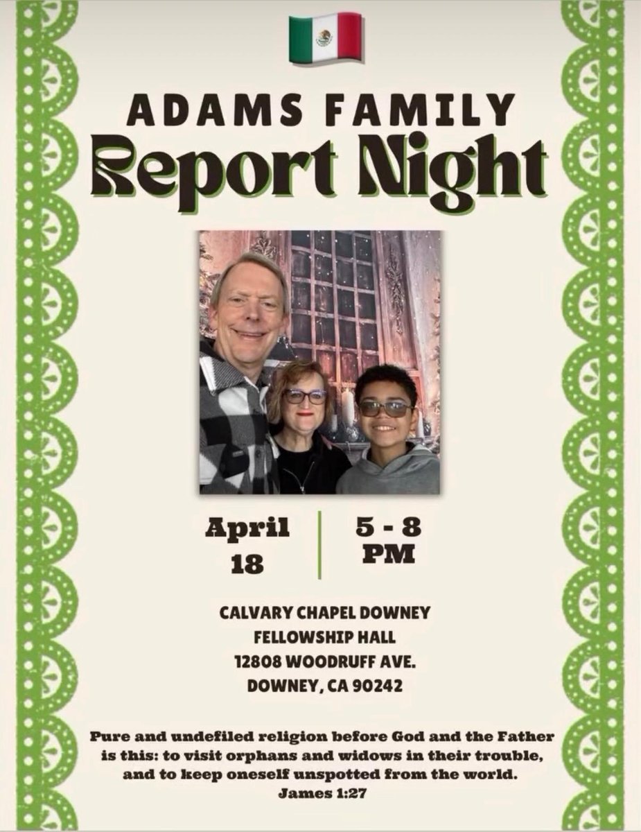 Adams Family Report Night